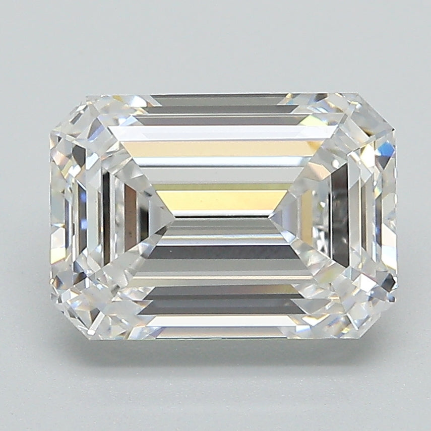 3.11 ct F Color VVS2 Clarity Emerald Shape Lab Grown Diamond