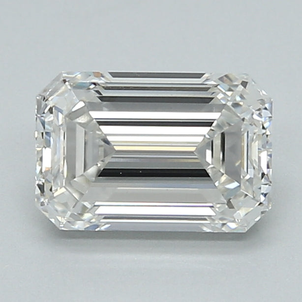 1.51 ct F Colour VVS2 Clarity Emerald Shape Lab Grown Diamond