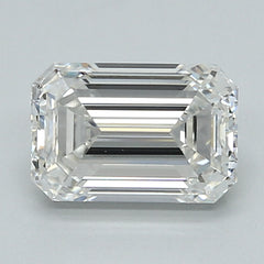 1.51 ct F Colour VVS2 Clarity Emerald Shape Lab Grown Diamond