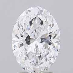 1.36 ct D Color IF Clarity Oval Shape Lab Grown Diamond