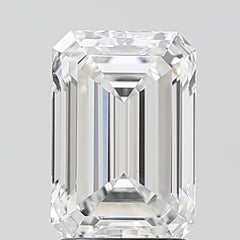 2.11 ct D Color VVS2 Clarity Emerald Shape Lab Grown Diamond