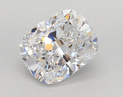 3.29 ct D Color VVS2 Clarity Cushion Shape Lab Grown Diamond
