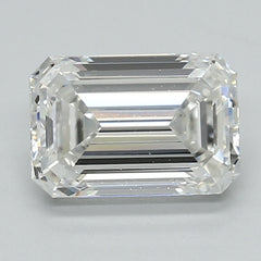 1.7 ct G Color VVS2 Clarity Emerald Shape Lab Grown Diamond