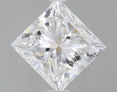 1.51 ct E Colour VVS2 Clarity Princess Shape Lab Grown Diamond