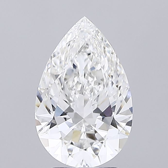 3.02 ct F Color VVS2 Clarity Pear Shape Lab Grown Diamond