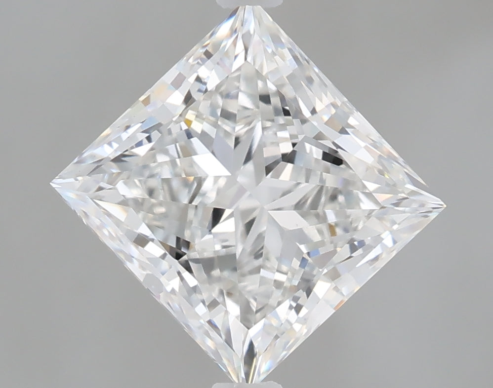 2.52 ct F Colour VVS2 Clarity Princess Shape Lab Grown Diamond