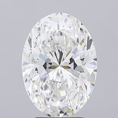 4.06 ct F Color VVS2 Clarity Oval Shape Lab Grown Diamond