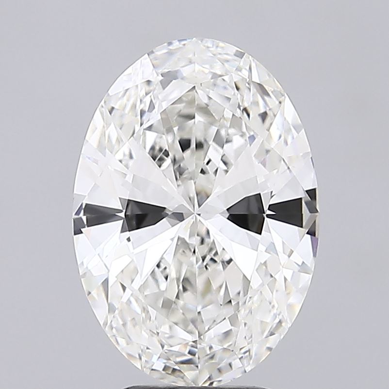 4.02 ct F Color VVS2 Clarity Oval Shape Lab Grown Diamond
