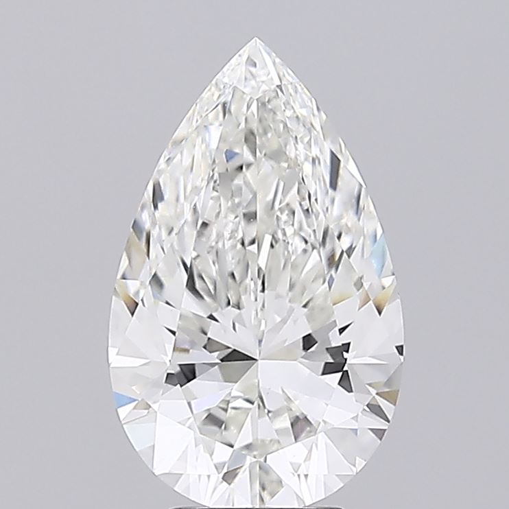 4.51 ct G Colour VVS2 Clarity Pear Shape Lab Grown Diamond