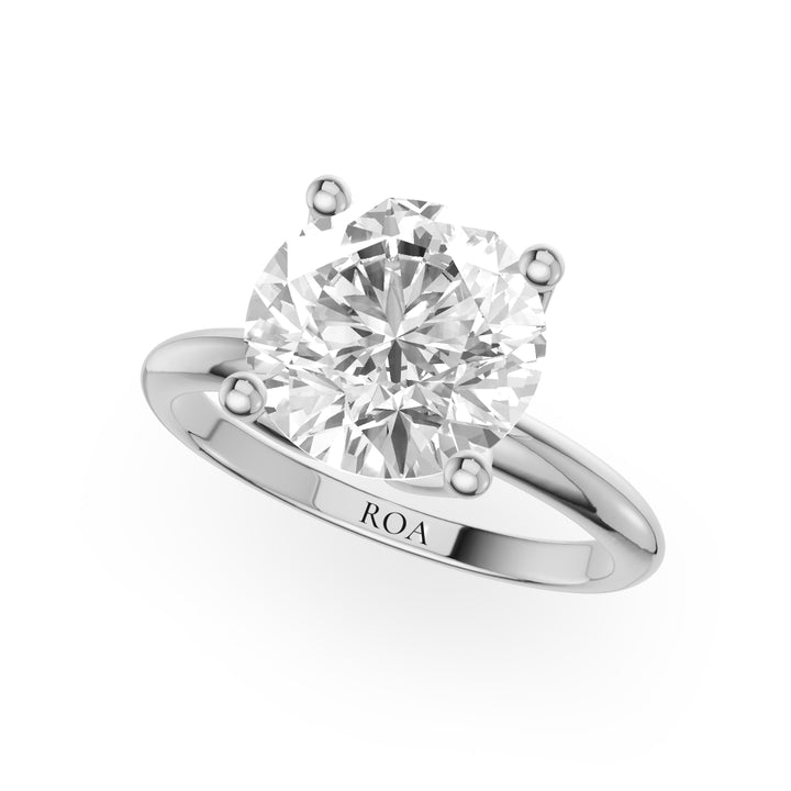 Zinnia solitaire Engagement Ring