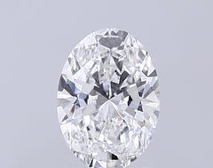 1.1 ct D Color IF Clarity Oval Shape Lab Grown Diamond