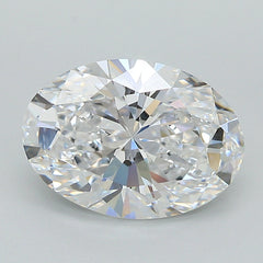 3.09 ct G Color VVS2 Clarity Oval Shape Lab Grown Diamond