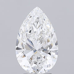 3.08 ct E Color VVS2 Clarity Pear Shape Lab Grown Diamond