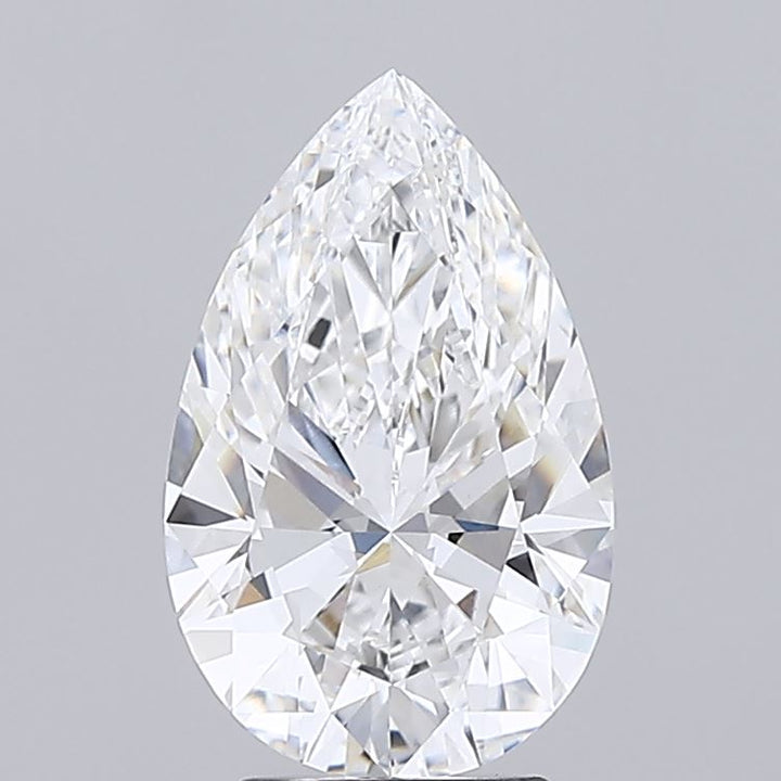 3.08 ct E Color VVS2 Clarity Pear Shape Lab Grown Diamond