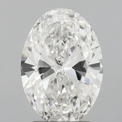 2.01 ct F Color VVS2 Clarity Oval Shape Lab Grown Diamond