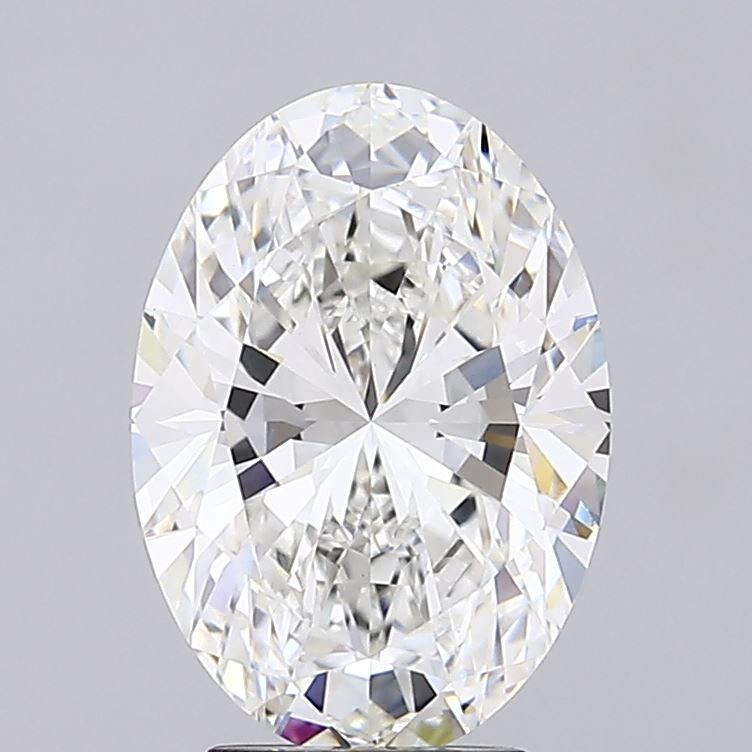 4.04 ct F Color VVS2 Clarity Oval Shape Lab Grown Diamond