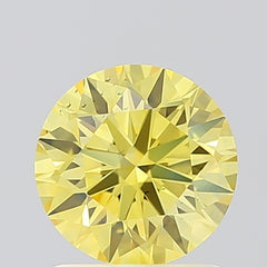 1.09 ct  Colour VVS1 Clarity Round Shape Coloured Lab Grown Diamond