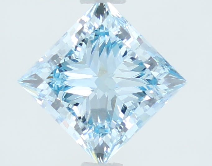 1.5 ct  Colour VVS2 Clarity Princess Shape Coloured Lab Grown Diamond