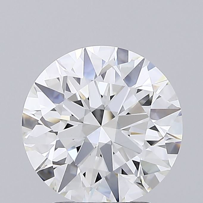 3.03 ct F Color VVS2 Clarity Round Shape Lab Grown Diamond