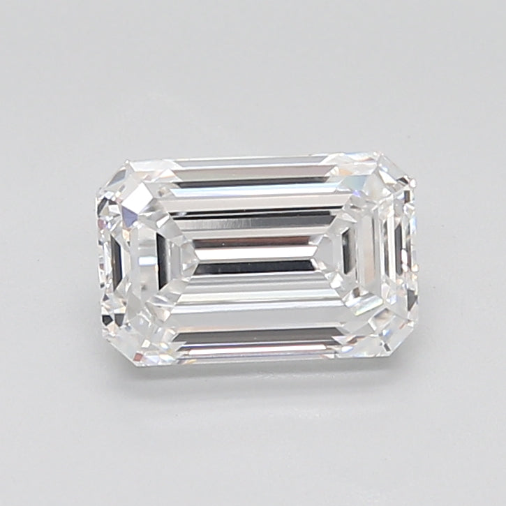 3.04 ct D Color VVS2 Clarity Emerald Shape Lab Grown Diamond