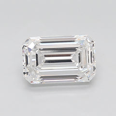 3.04 ct D Color VVS2 Clarity Emerald Shape Lab Grown Diamond