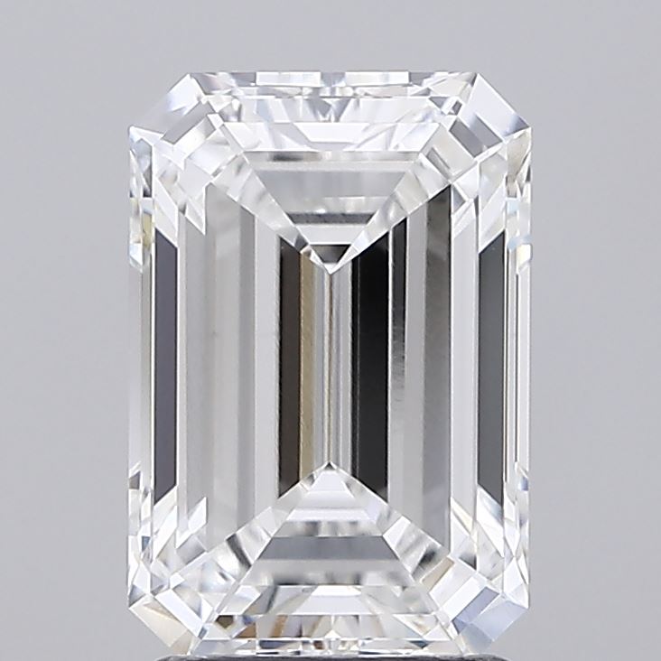 2.3 ct F Colour VVS2 Clarity Emerald Shape Lab Grown Diamond