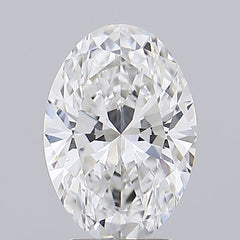 2.01 ct E Color VVS2 Clarity Oval Shape Lab Grown Diamond