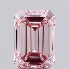 1.5 ct  Colour VVS2 Clarity Emerald Shape Coloured Lab Grown Diamond