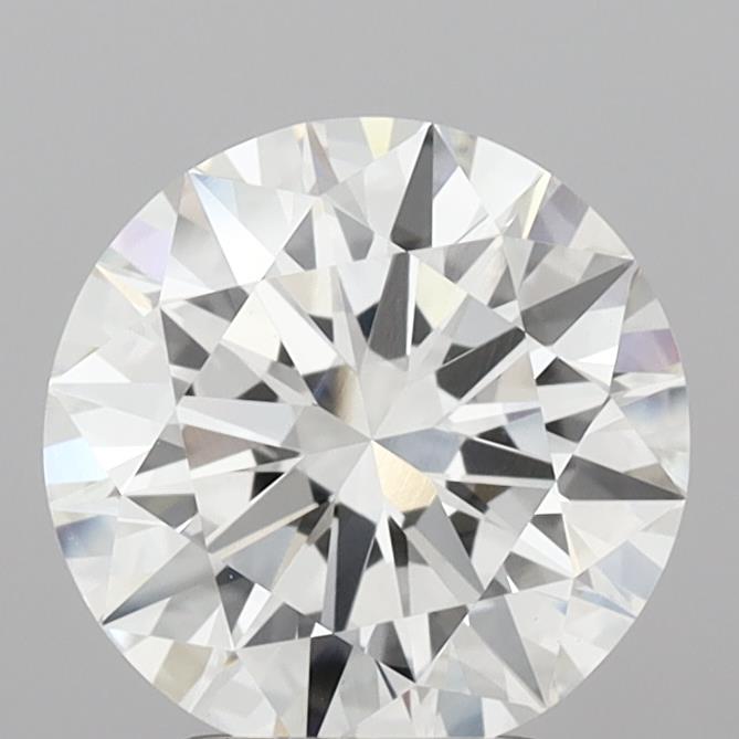 3.02 ct F Color VVS2 Clarity Round Shape Lab Grown Diamond