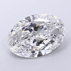 3.91 ct D Color VVS2 Clarity Oval Shape Lab Grown Diamond