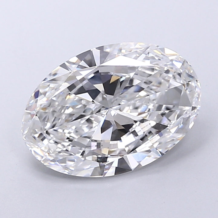 3.91 ct D Color VVS2 Clarity Oval Shape Lab Grown Diamond