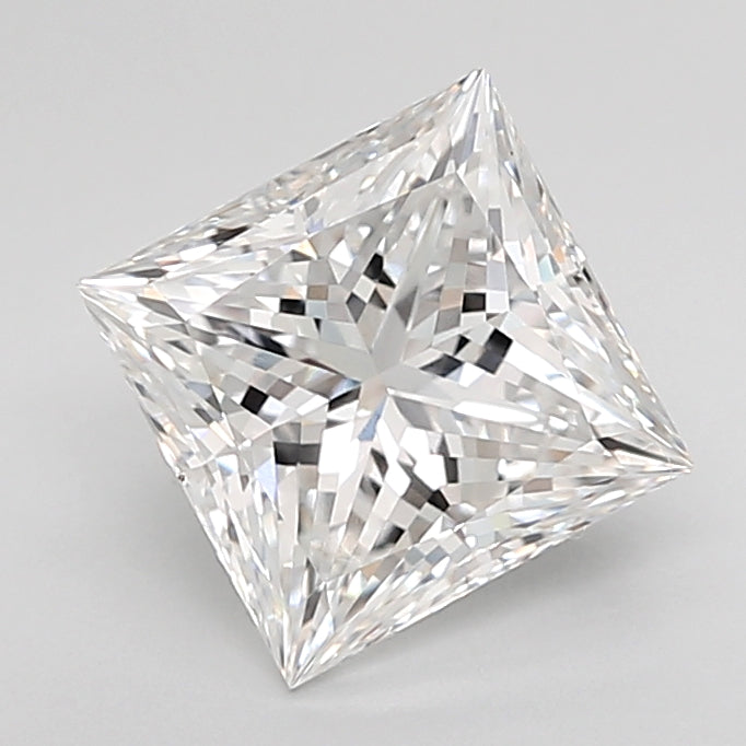 2.52 ct E Color VVS2 Clarity Princess Shape Lab Grown Diamond