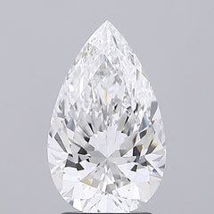 2.35 ct E Color VS1 Clarity Pear Shape Lab Grown Diamond