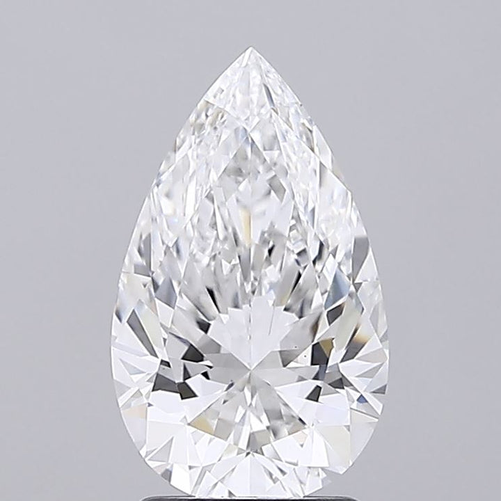 2.35 ct E Color VS1 Clarity Pear Shape Lab Grown Diamond
