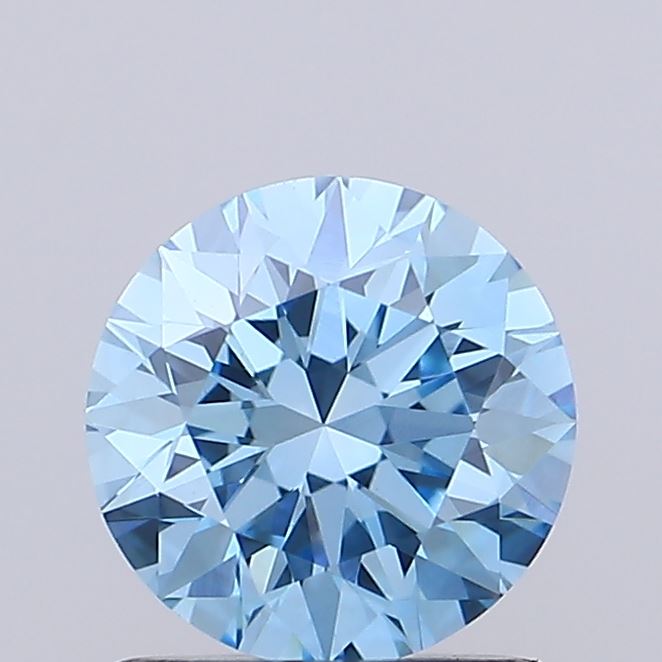 0.72 ct  Colour VVS2 Clarity Round Shape Coloured Lab Grown Diamond