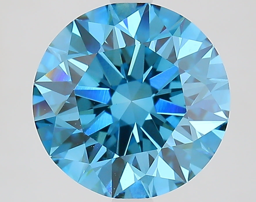 3.51 ct  Colour VVS2 Clarity Round Shape Coloured Lab Grown Diamond