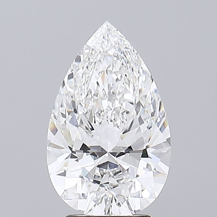 3.09 ct E Color VVS2 Clarity Pear Shape Lab Grown Diamond