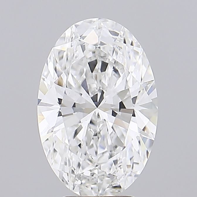 3.09 ct D Color VVS2 Clarity Oval Shape Lab Grown Diamond