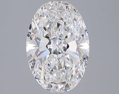 2.57 ct E Colour VVS2 Clarity Oval Shape Lab Grown Diamond