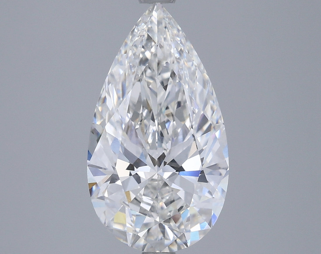 3.01 ct E Color VVS2 Clarity Pear Shape Lab Grown Diamond