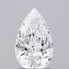 1.54 ct E Color VVS1 Clarity Pear Shape Lab Grown Diamond