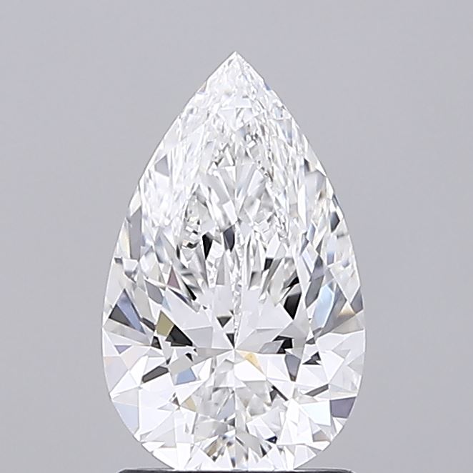 1.54 ct E Color VVS1 Clarity Pear Shape Lab Grown Diamond