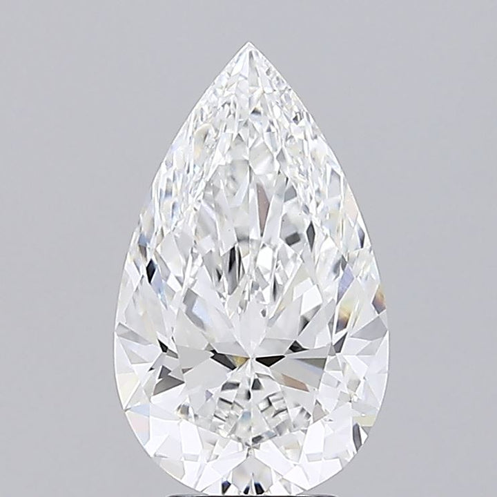 4.02 ct E Color VVS2 Clarity Pear Shape Lab Grown Diamond