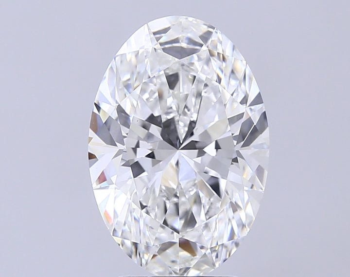 4.01 ct F Color VVS2 Clarity Oval Shape Lab Grown Diamond