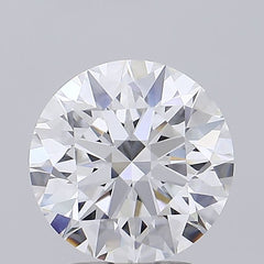 3.07 ct E Colour VVS2 Clarity Round Shape Lab Grown Diamond