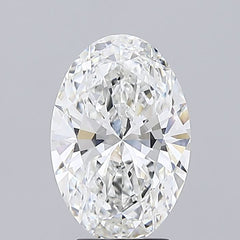 3.2 ct E Color VVS2 Clarity Oval Shape Lab Grown Diamond