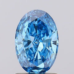 1.03 ct  Colour VS2 Clarity Oval Shape Coloured Lab Grown Diamond
