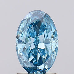 1.08 ct  Colour VS2 Clarity Oval Shape Coloured Lab Grown Diamond