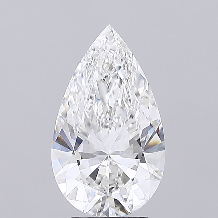 3.01 ct E Color VVS2 Clarity Pear Shape Lab Grown Diamond