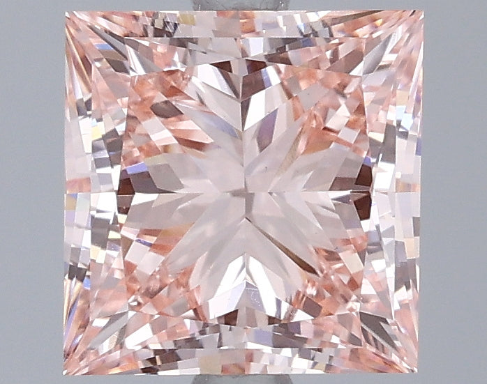 3.03 ct  Colour VVS2 Clarity Princess Shape Coloured Lab Grown Diamond